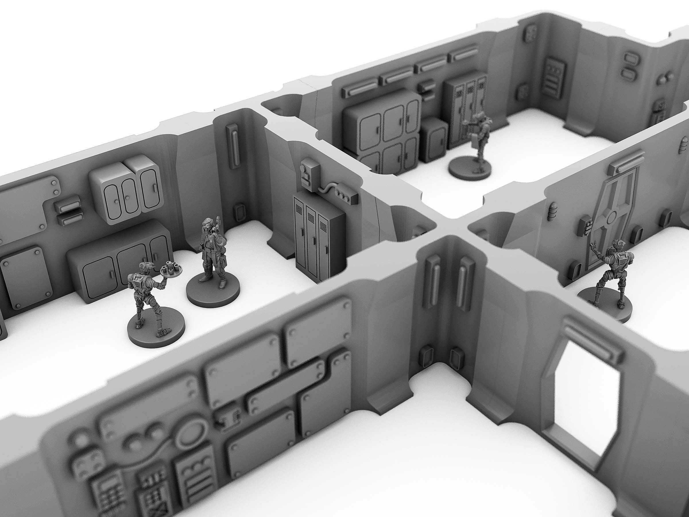 Spaceship Interior Core Set - Digital STL Files – Imperial Terrain