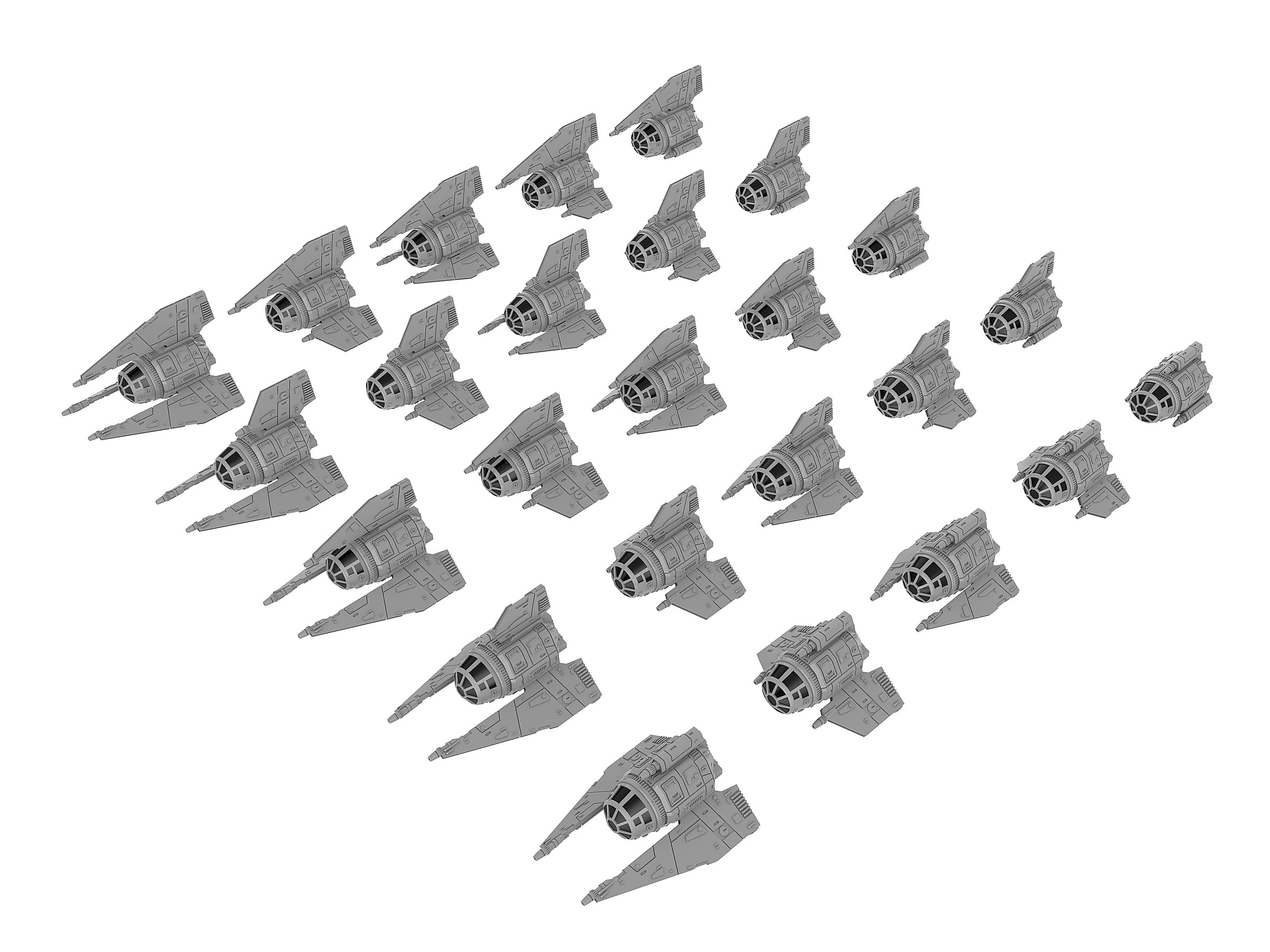 X-64 Tri-wing by Jesús - Digital STL Files