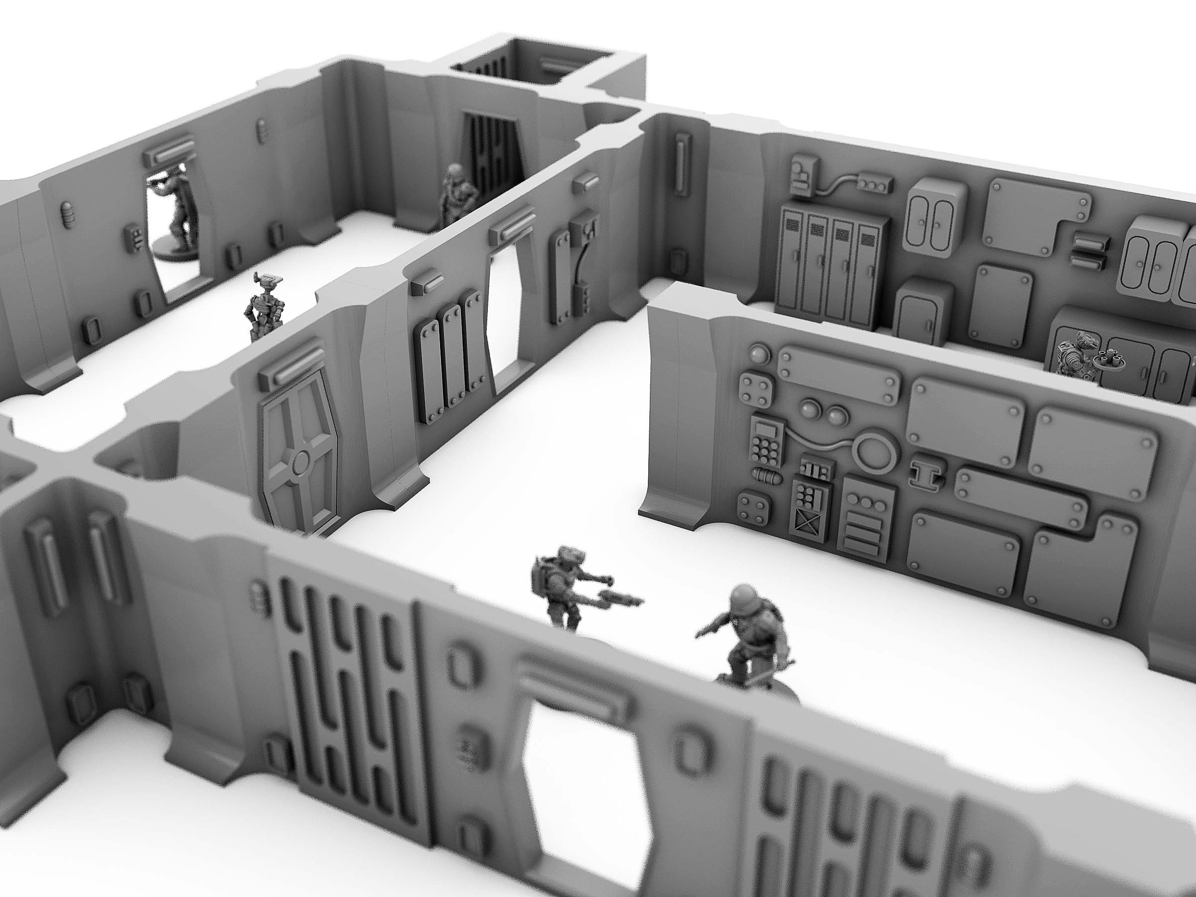 Spaceship Interior Core Set - Digital STL Files – Imperial Terrain