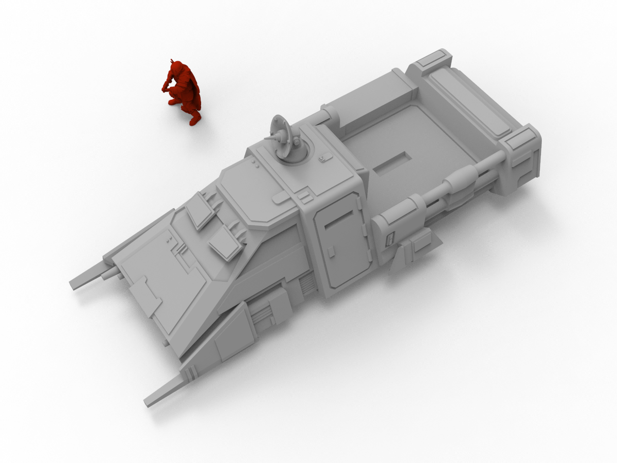 Armoured Shuttle - Digital STL File