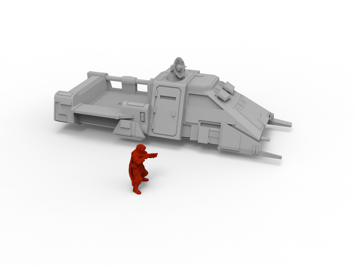 Armoured Shuttle - Digital STL File