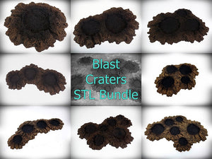Terrainify Blast Craters Starter Bundle - Digital STL Files