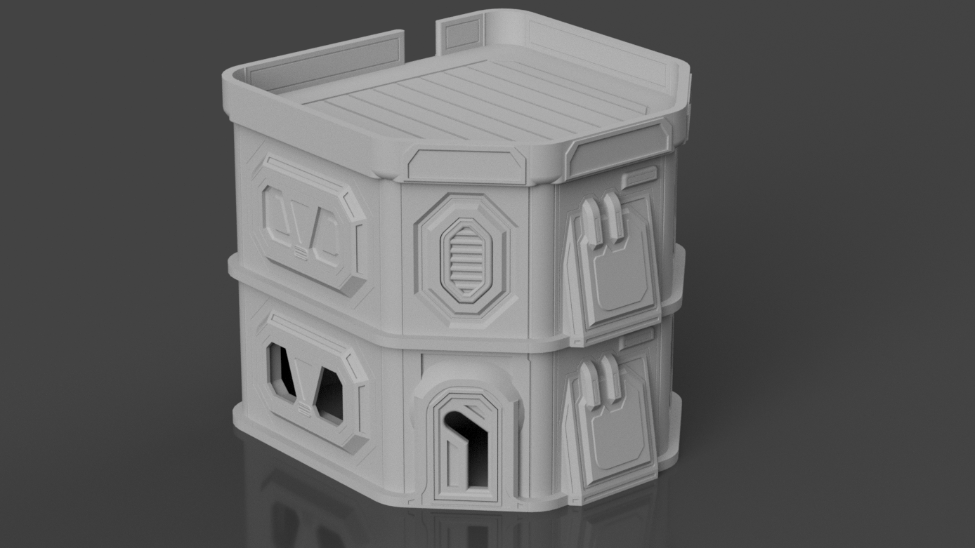 Syllogy's Colonial Settlement Stack Expansion - Digital STL Files