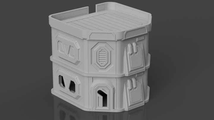 Syllogy's Colonial Settlement Stack Expansion - Digital STL Files