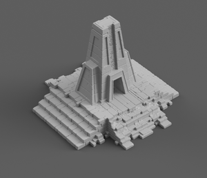 Large Ancient Temple - Digital STL File