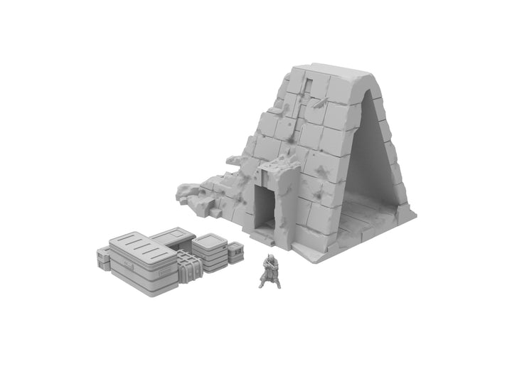 Ancient Ruins Store House and Crates - Digital STL Files