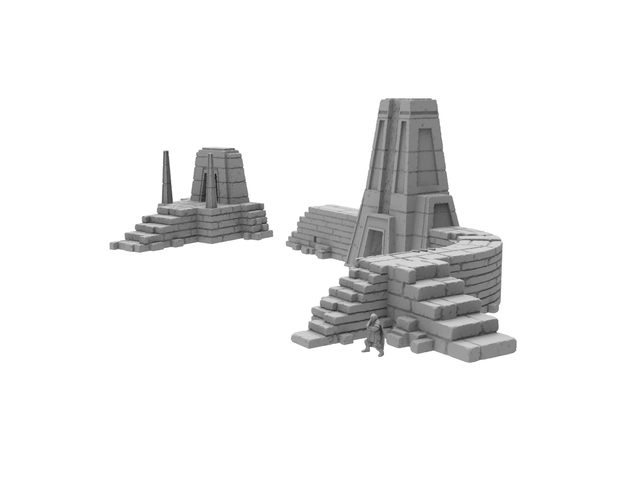 Temple Ruins Bundle - Digital STL Files
