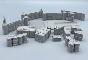 Barrels Boxes and Barricades - Digital STL Files
