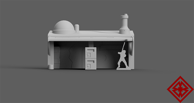 Modular Landing Bay Core - Digital STL Files