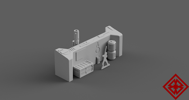 Modular Landing Bay Core - Digital STL Files