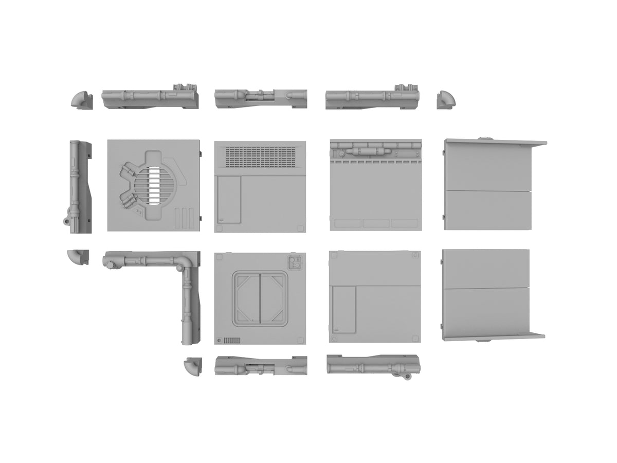 Simple Platform Stl File Cargo Platform Basic Set - Digital STL Files – Imperial Terrain