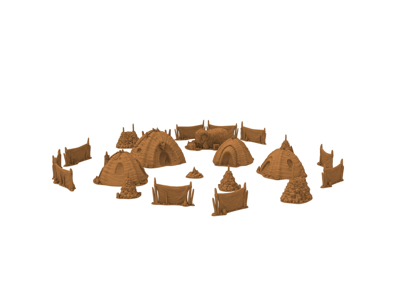 Desert Camp Set by Jesús - Digital STL Files