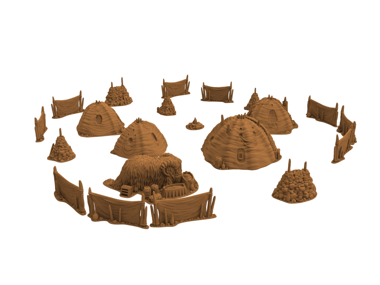 Desert Camp Set by Jesús - Digital STL Files